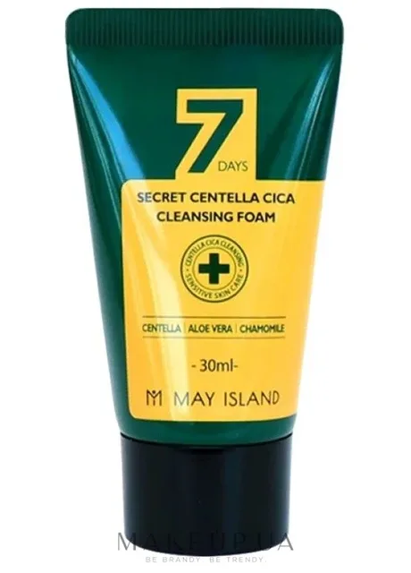 Піна для вмивання заспокійлива з екстрактом центели 7 Days Secret Centella Cica Cleansing Foam May Island (298578091)