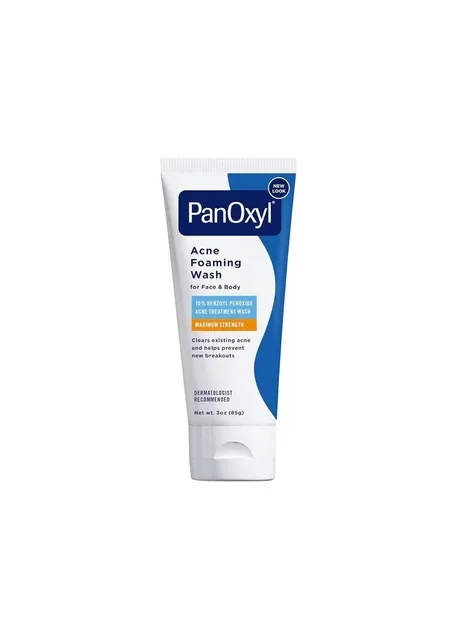 Пенка с бензоил пероксидом 10% PanOxyl Acne Foaming Wash Benzoyl Peroxide 10% Maximum Strength Antimicrobial 85г