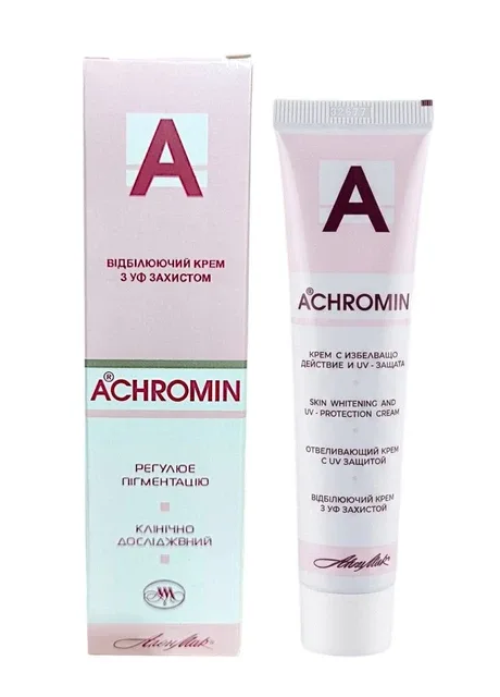 Крем відбілюючий для обличчя Achromin Ахромін 45 мл. Alen Mak (340109903)