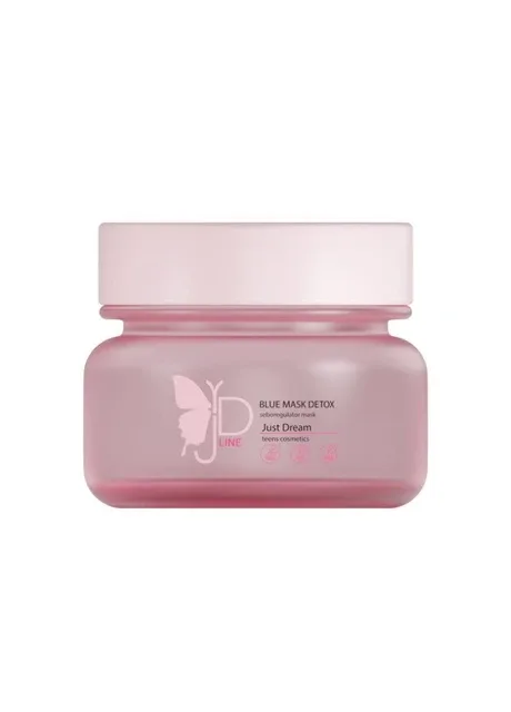 Маска для обличчя себорегулююча з блакитною глиною Blue detox mask Just Dream Teens Cosmetics 50 мл JD Line (395432183)