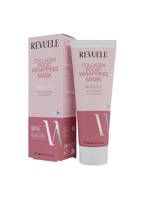 Нічна маска-обгортання для обличчя Wonder collagen boost 80 мл REVUELE (400480279)