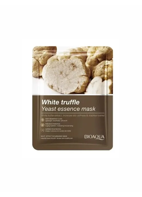 Тканинна маска для обличчя з екстрактом білого труфелю White Truffle Multi Effect Nourishing Mask, 25 мл Bioaqua (311667844)