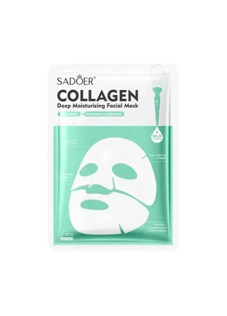 Маска для обличчя гідрогелева з колагеном SADOER Deep Moisturizing Facial Masc, 30 мл, 1 шт No Brand (409554256)