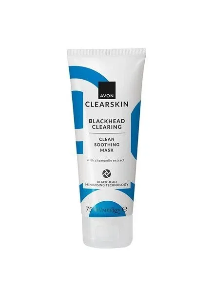 Маска для обличчя Clearskin очищувальна з екстрактом ромашки «Проти чорних точок», 75 мл Avon (376161983)