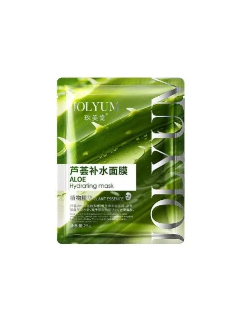 Тканинна маска з екстрактом алое Aloe Hydrating Mask, 25 г. Jolyum (324401351)