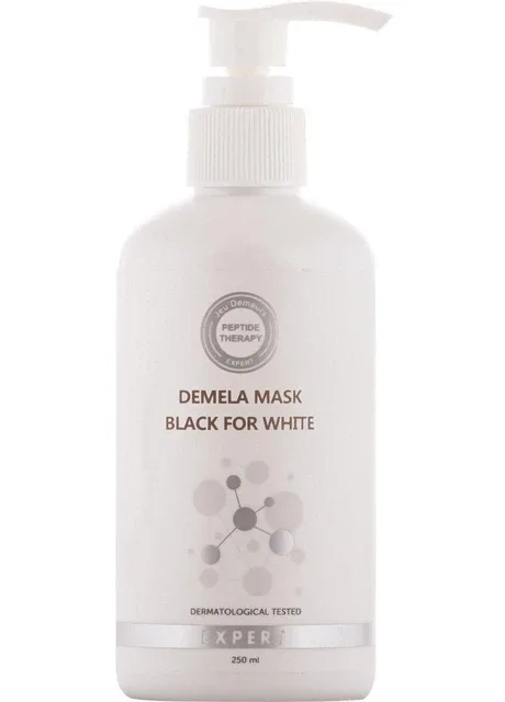 Освітлююча чорна маска для обличчя JeuDerm Demela Mask Black for White 250 мл