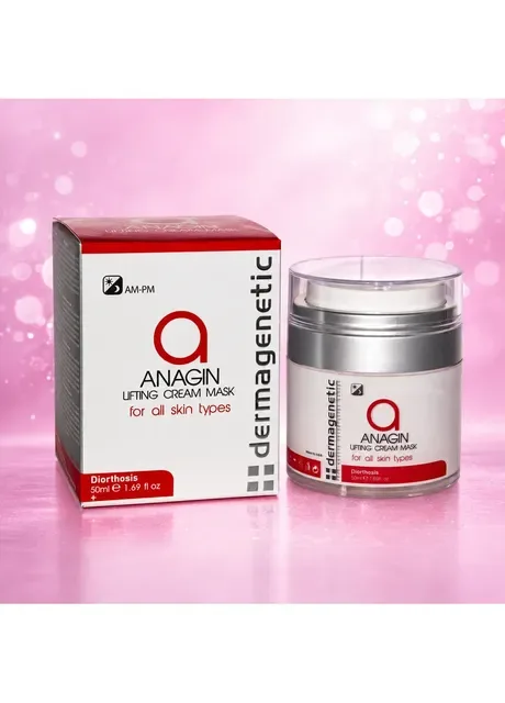 Крем-маска ліфтинг для обличчя з ресвератролом та ензимами Anagin Lifting Cream Mask 50 мл Dermagenetic (407229922)