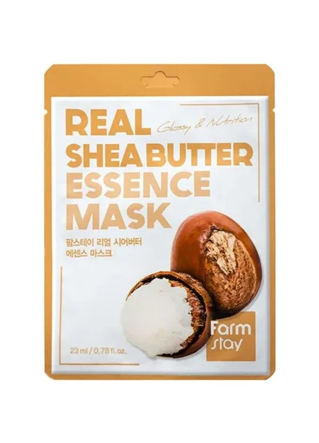 Маска тканинна з маслом ши Real Shea Butter Essence Mask, 23ml FarmStay (298054022)