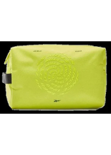 Легка дорожня косметичка 4L Les Mills Toiletry Bag салатова Seli Reebok (394981737)