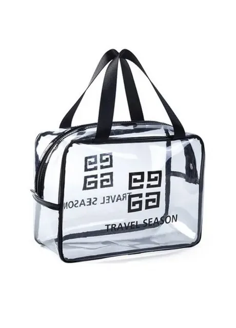 Прозора косметичка 28см No Brand (406346527)