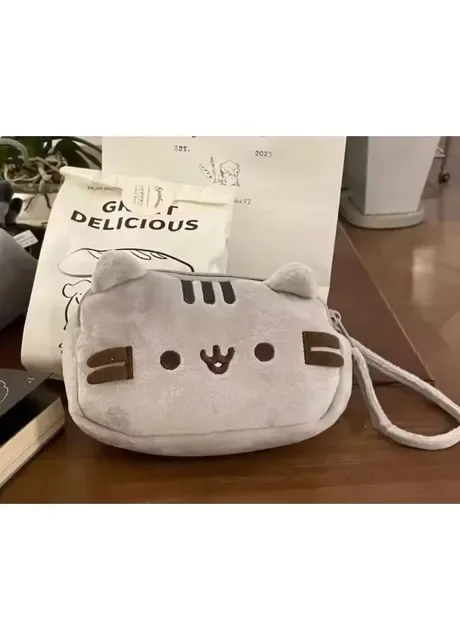Пенал Косметичка Кіт Пушин Pusheen 2 відділення No Brand (362210477)