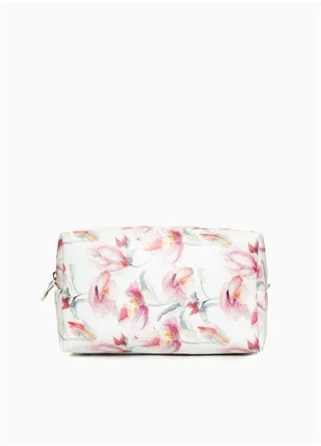 Жіноча косметичка Candy принт "Flowers" 23х13x12см Sambag (399207836)