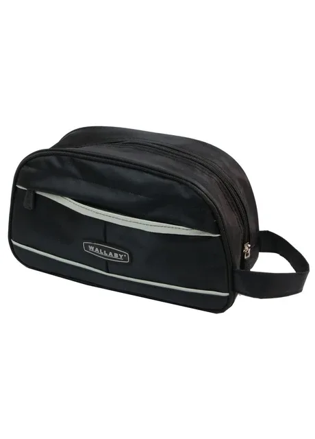 Косметичка дорожня 2100-1 Чорна Wallaby (297644015)