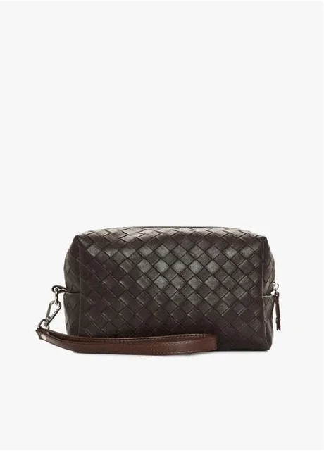 Жіноча косметичка Candy структурна шоколад 23х13x12см Sambag (399207875)