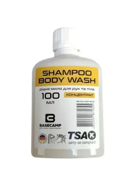 Рідке мило для рук та тіла Shampoo Body Wash 100 ml BaseCamp (386613615)