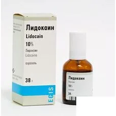 Лідокаїн спрей 10% по 38 г у флаконі 1 шт.
