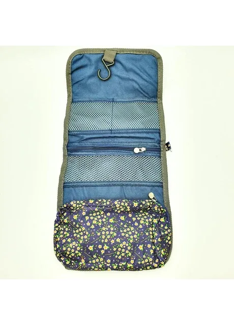 Косметичка несесер органайзер для косметики та туалетного приладдя Wash Bag синій UKC (383040467)