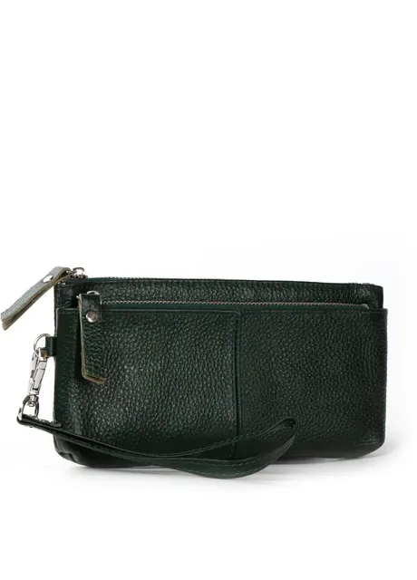 Косметичка шкіра A-00276 green Fashion (409289271)