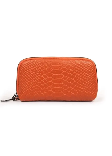 Косметичка кожа 60095-16 orange Fashion (394991630)