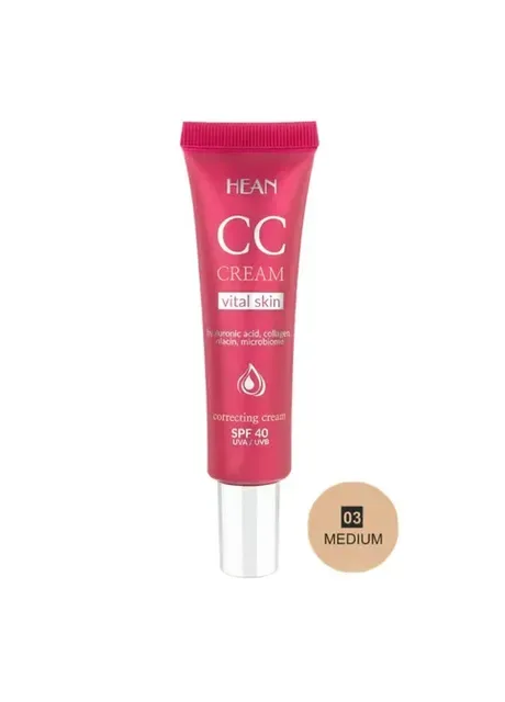CC-крем для обличчя CC Cream Vital Skin 03 Medium, 30 мл Hean Face (325220888)