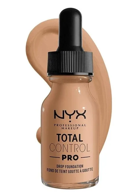 Тональна основа NYX Professional Total Control Pro Drop Foundation (13 мл) Medium olive (TCPDF 09) NYX Professional Makeup (295352911)