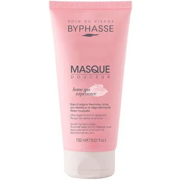 Заспокійлива маска для обличчя для чутливої та сухої шкіри Byphasse Home Spa Experience Soothing Face Mask Sensitive And Dry Skins