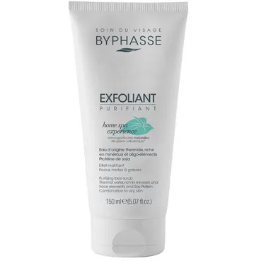 Скраб очищаючий для комбінованої та масної шкіри обличчя Byphasse Home Spa Experience Purifying Face Scrub Combination To Oily Skin