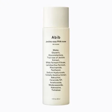Abib Jericho Rose PHA Toner Skin Booster – зволожуючий тонер з ієрихонською трояндою і PHA кислотами 200 мл (термін придатності до 22.07.2027)
