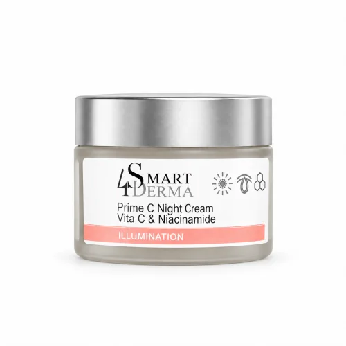 Суперантиоксидантний нічний крем - Smart4Derma Prime C Night Cream Vita C &amp; Niacinamide