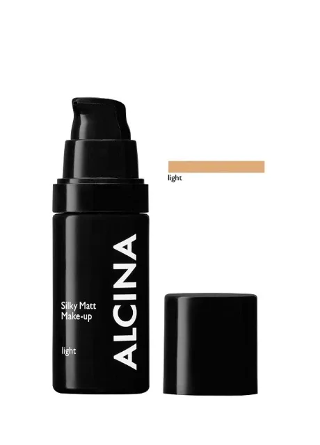 Тональний крем матуючий з шовковою основою light 30 мл Make-up Alcina Silky Matt (256974608)