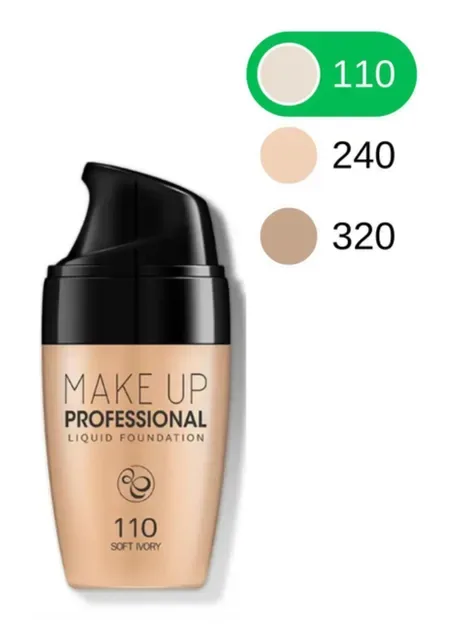 Тональний крем Makeup Professional Liquid Foundation (110 - Бежевий світлий), 30 мл Laikou (365828456)