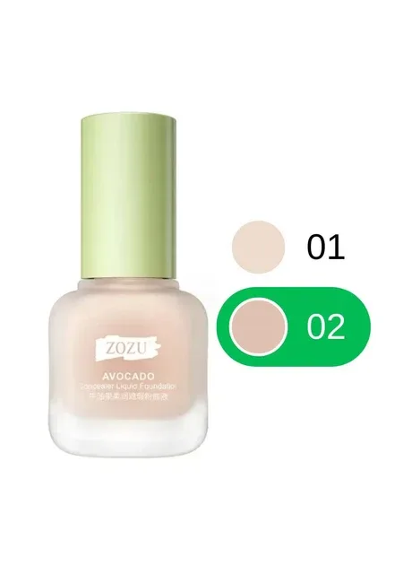 Тональний крем з екстрактом авокадо Avocado Concealer Liquid Foundation (Бежевий), 40 мл ZOZU (372993597)