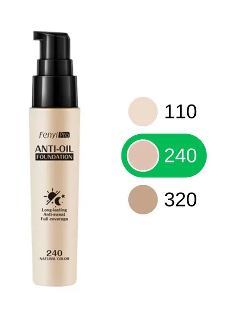 Тональний крем Pro Anti Oil Foundation (240 - Бежевий натуральний), 30 мл FENYI (378619660)