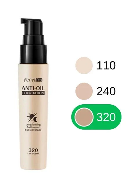 Тональний крем Pro Anti Oil Foundation (320 - Бежевий насичений), 30 мл FENYI (378619661)