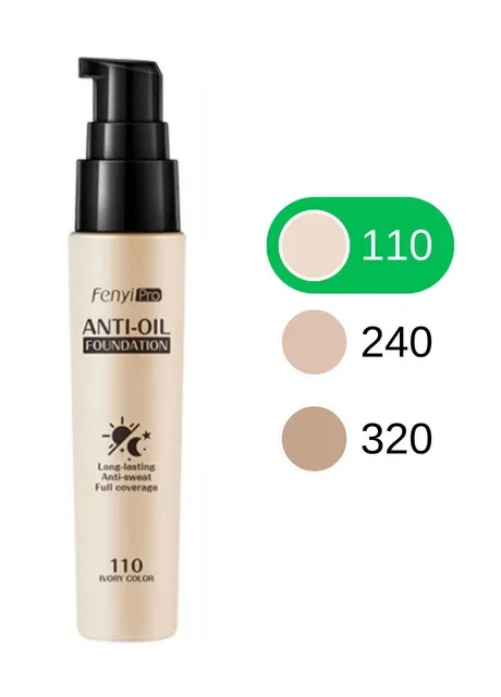 Тональний крем Pro Anti Oil Foundation (110 - Бежевий світлий), 30 мл FENYI (378350026)