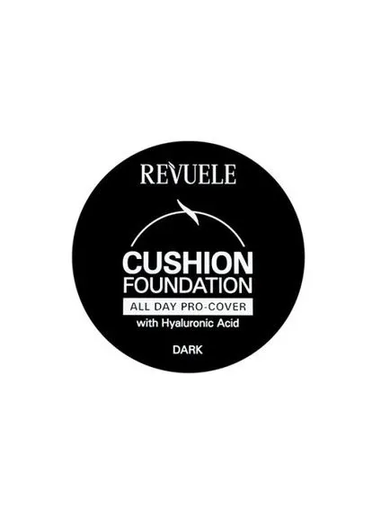 Тональний крем-кушон для обличчя Cushion Foundation тон Темно-бежевий, 9 г REVUELE (382732630)