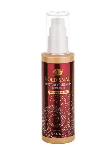 Тональна основа, що омолоджує з равликовим муцином Gold Snail Moisture Foundation SPF 30 100ml