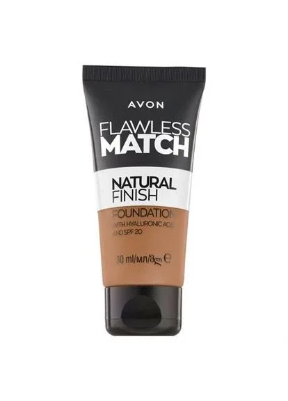 Тональний крем для обличчя Avon з гіалуроновою кислотою SPF20 Avon 120N Королівська парцеляна (84946847)