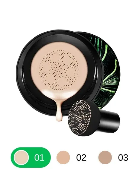 Кушон для обличчя Mushroom Head Makeup Air Cushion CC Cream (01 - Бежевий світлий), 15 мл CHAFFUL (384694341)
