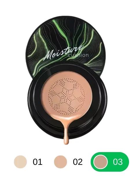 Кушон для обличчя Mushroom Head Makeup Air Cushion CC Cream (03 - Бежевий насичений), 15 мл CHAFFUL (385157884)