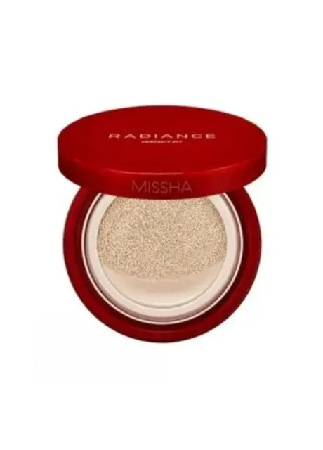 Ультрастійкий кушон Radiance Perfect-Fit Cushion N Vanilla 21 SPF 50 PA 15g MISSHA (298053956)