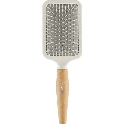 Антистатична щітка для волосся Masil Wooden Paddle Brush