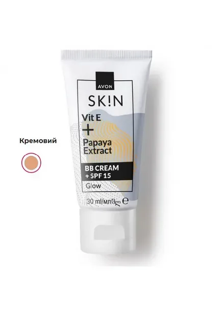 ВВ-крем Сяйво із SPF 15 (Кремовий/Medium), 30 мл bb крем для світлої шкіри Avon (368682081)