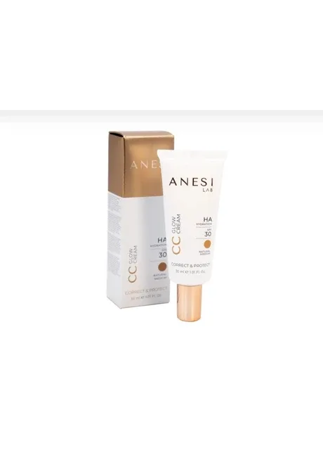 Тональний СС крем відтінок середній CC Glow Cream Lab 50 мл Anesi (381419069)