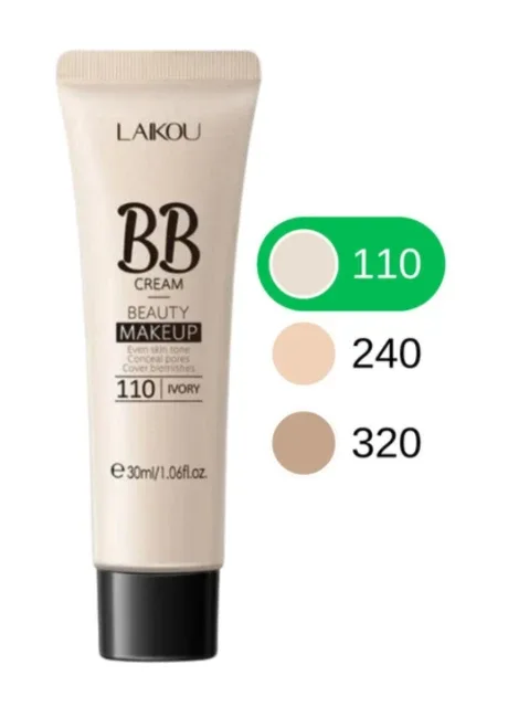 Тональний ВВ крем BB Cream Beauty Makeup (110 - Слонова кістка), 30 мл Laikou (365828458)
