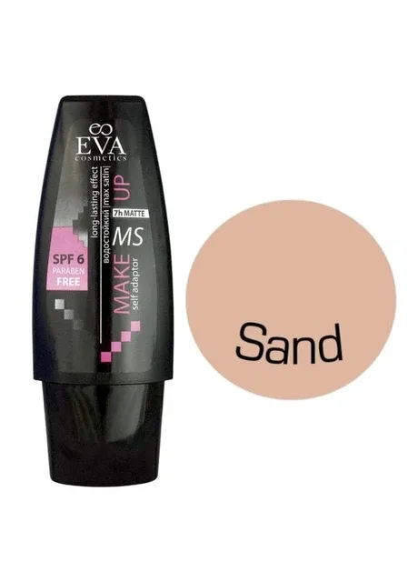 Крем тональний MAX SATIN Sand Пісочний 40 мл. Eva Cosmetics (400522253)