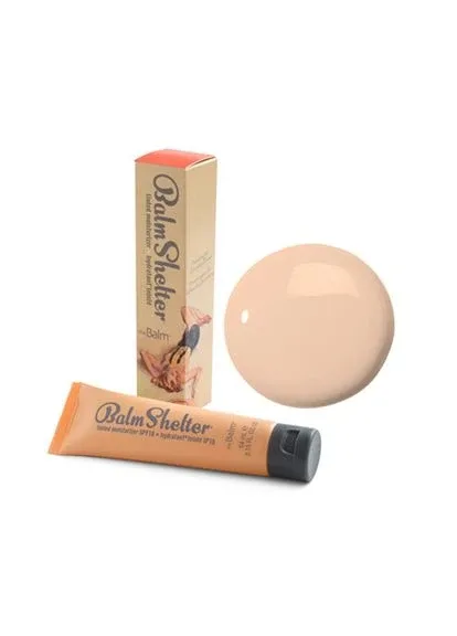 Тональний крем для обличчя The Balm Balm Shelter with SPF 18 (64 мл) Lighter than Light theBalm (278773759)