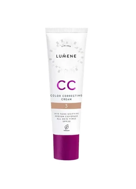Зволожуючий СС-крем для обличчя CC Color Correcting Cream 30 мл SPF20 3 Warm Lumene (404570261)