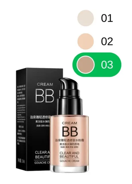 Суперстійкий зволожувальний BB крем Super Wearing BB Cream (03 - Бежевий насичений) Bioaqua (338619134)