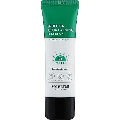 Сонцезахисний крем для обличчя Some By Mi Truecica Aqua Calming Suncream 50PA++++ 50 мл